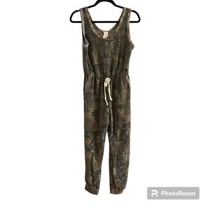 CAUTION TO THE WIND Camo Jumpsuit - Size Medium